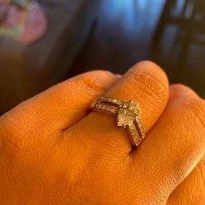 Cubic Zirconium Ring 8.5 to 9